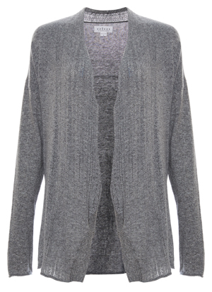 Velvet by Graham & Spencer Pointelle Knit Cardigan