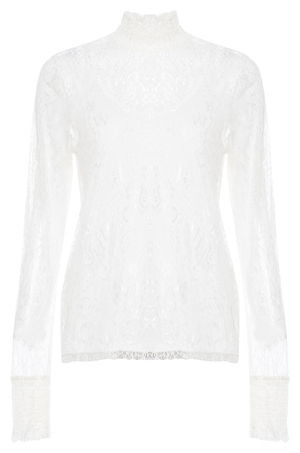 High Neck Lace Top