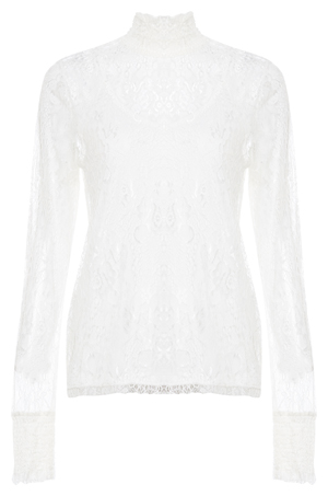 High Neck Lace Top