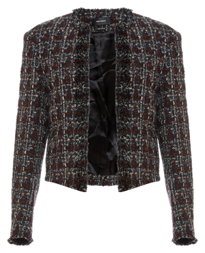 Isabel Marant Frayed Hem Cropped Jacket