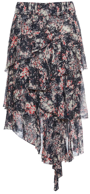 Isabel Marant Asymmetric Ruffle Skirt
