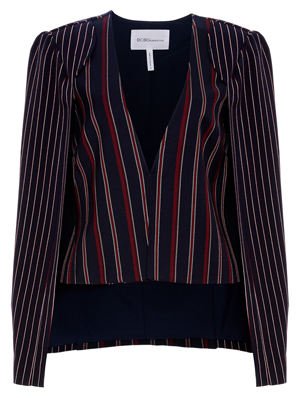 BCBGeneration Stripe Cape Jacket