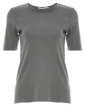 J Brand Raw Hem Short Sleeve Tee