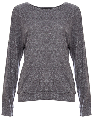 Long Sleeve Surplice Open Back