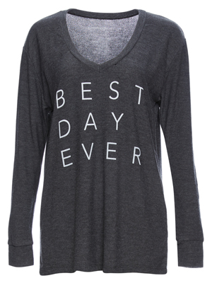 Good hYOUman Romy Best Day Ever Knit Top