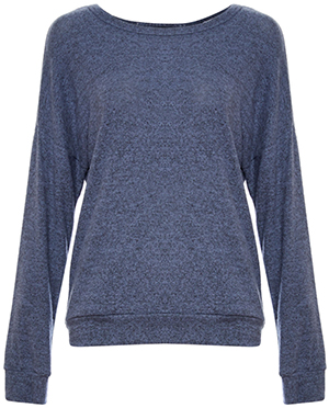 Long Sleeve Surplice Open Back