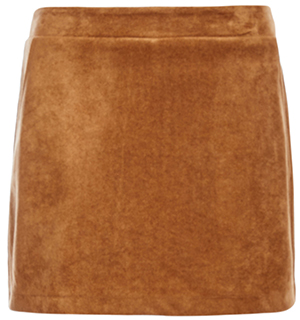 Camila Faux Suede Skort