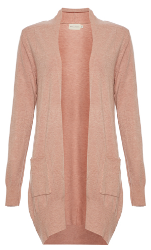 Noah Long Open Front Cardigan
