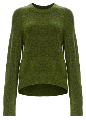 3.1 Phillip Lim Crew Neck Hi-Low Sweater