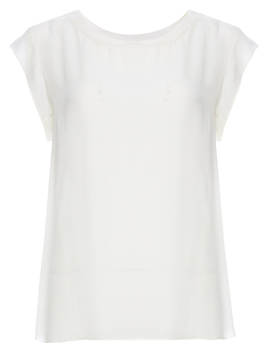 3.1 Phillip Lim Cap Sleeve Silk Blouse