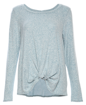 Savannah Front Knot Lightweight Jersey Knit