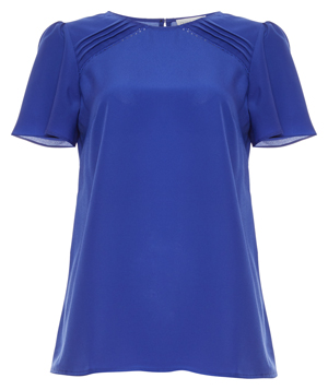 Short Sleeve Pleating Top