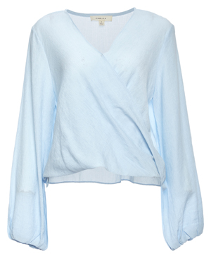 Surplice Long Sleeve Top