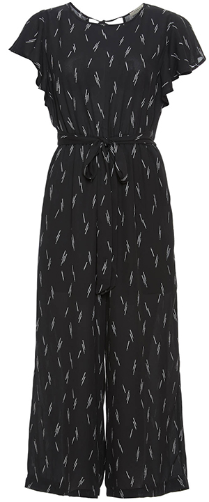 Short Sleeve Culotte Jumpsuit