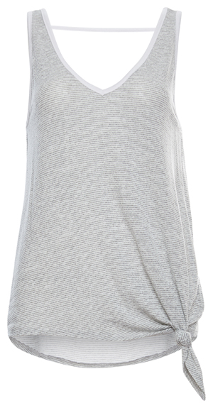 Front Knot V-Neck Tank