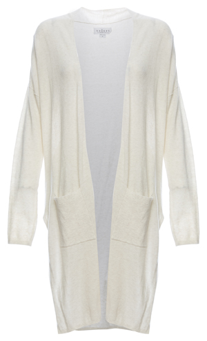 Velvet by Graham & Spencer Lux Cotton Cardigan