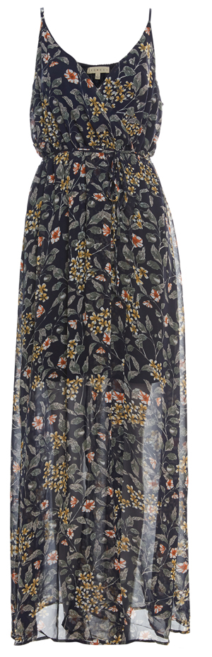 Sleeveless Floral Maxi Dress