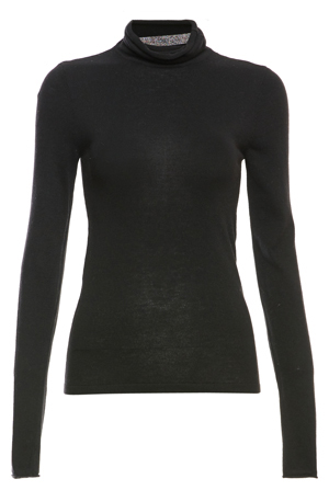 Long Sleeve High Neck Knit