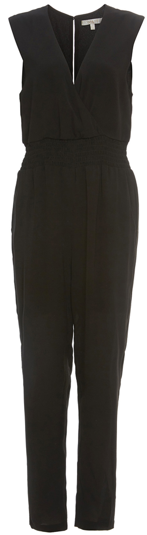 WAYF Fallon Smocked Jumpsuit