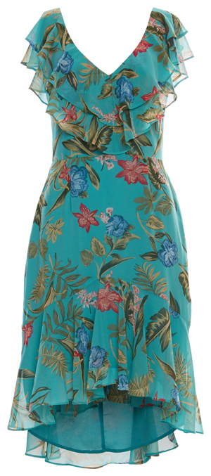 WAYF Chelsea Tiered Ruffle Dress