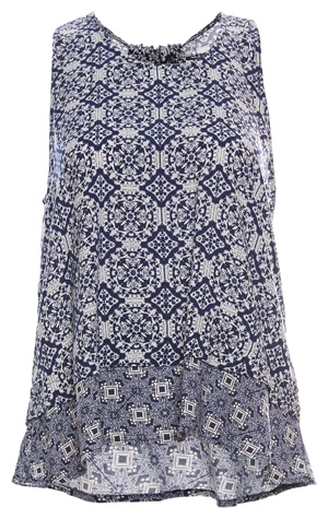 Jack by BB Dakota Racerback Printed Tank