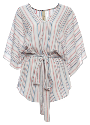 Surplice Tie Waist Romper