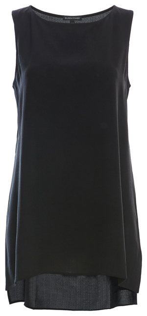 Eileen Fisher Bateau Neck Sleeveless Top