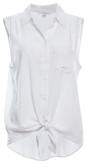 Beach Lunch Lounge Sleeveless Button Down