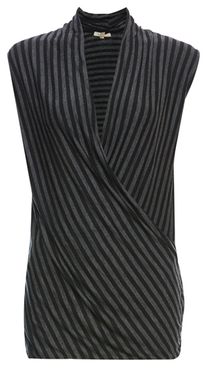 Mystree Sleeveless Crossed Front Top