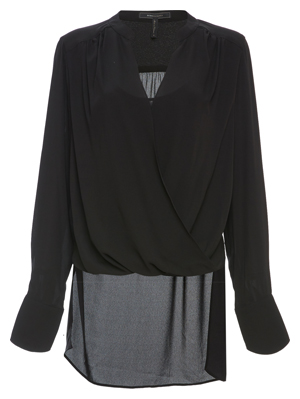 BCBG Draped Front Top