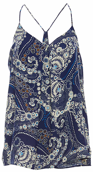 V-Neck Printed Tank