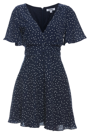 BB Dakota A-Line Polka Dot Dress