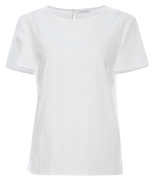 Short Sleeve Textured Top