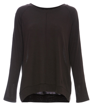 Long Sleeve Seamed Sweater