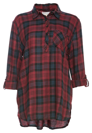 Oversized Plaid Shirt