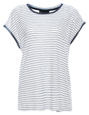 Scoop Neck Striped Top