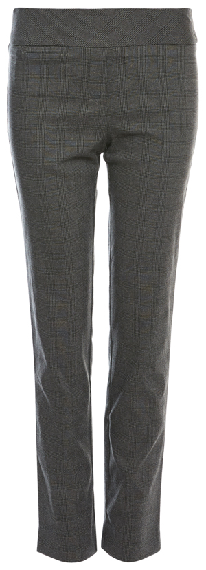 Margot Dark Plaid Straight Leg Pant