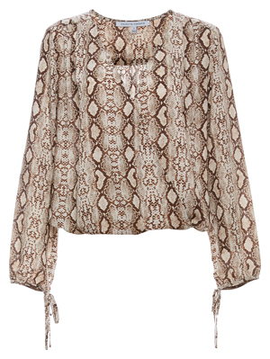Surplice Long Sleeve Top