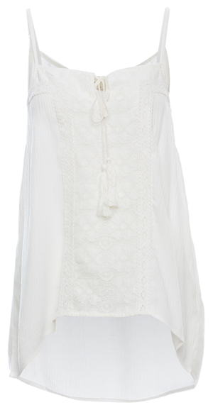 Gauze Lace Front w/ Tassel Tie