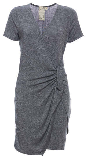 Side Drape Mini Dress