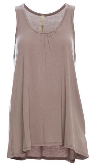 Shirred Front Flowy Tank