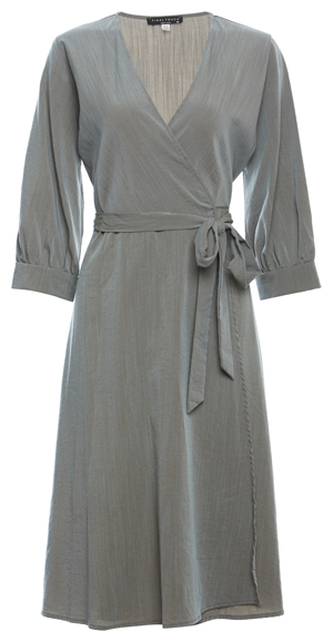 3/4 Sleeve Wrap Dress