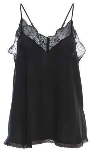 1.STATE Racerback Cami w/ Lace Trim