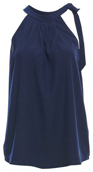 Halter Neck Tie Sleeveless Top