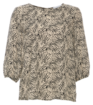 Printed 3/4 Sleeve Top