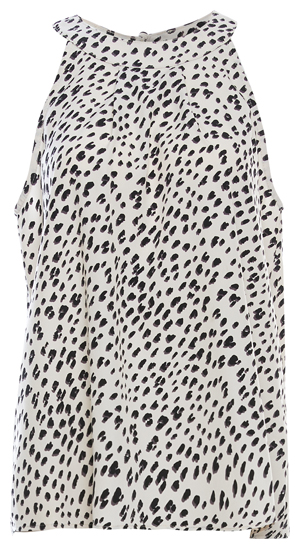 Halter Neck Leopard Print Tank