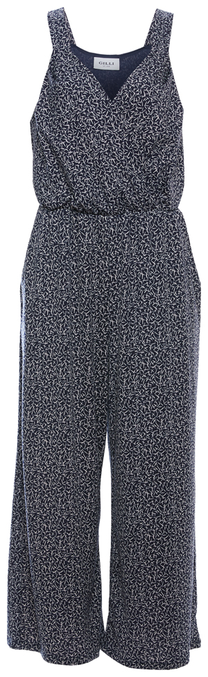 Printed Sleeveless Jumpsuit