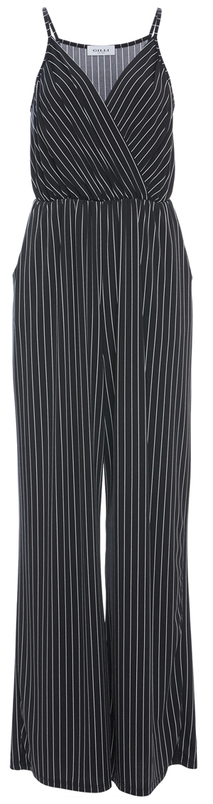 Surplice Draped Front Sleeveless Jumpsuit