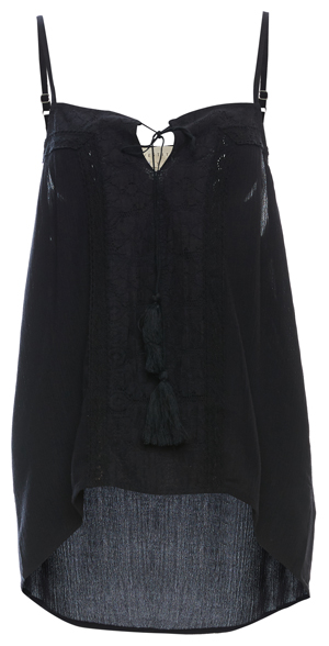 Gauze Lace Front w/ Tassel Tie