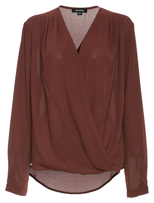 Surplice Long Sleeve Top